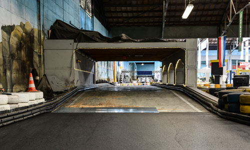 Tunnel auf gerader Strecke